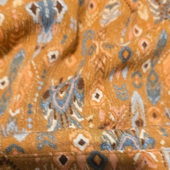 Andthewhy Blue and Pink Long Sleeve Floral Button Down Shirt L - Picture 5 of 5